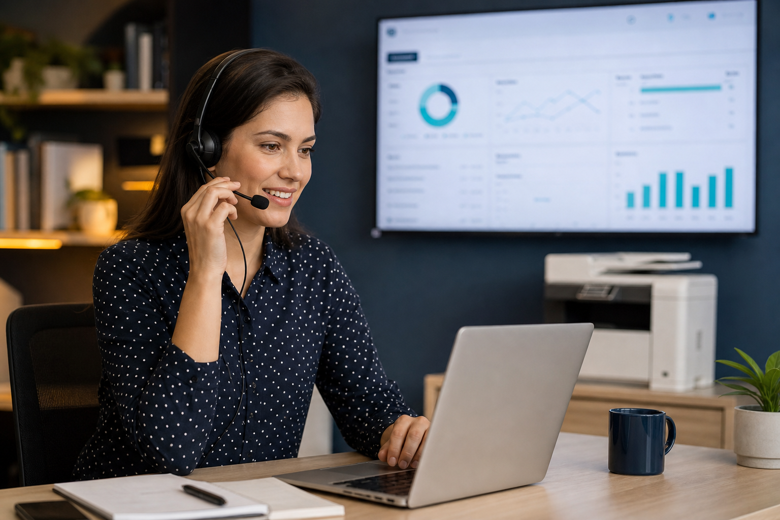adgrowths support specialist helping a client